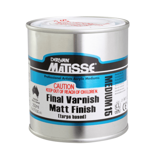 Matisse Matt Varnish (Turps Based) 250ml - theartshop.com.au
