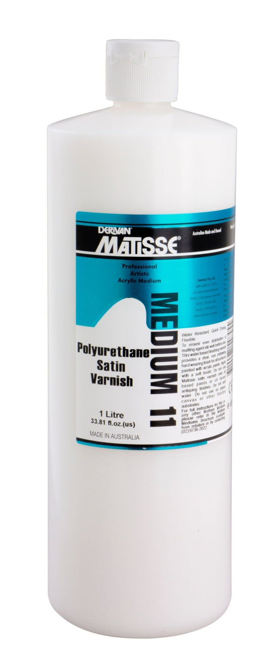 Matisse Satin Varnish 1 Litre - theartshop.com.au