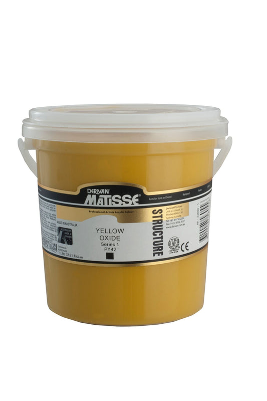 Matisse Structure 1 Litre Yellow Oxide - theartshop.com.au