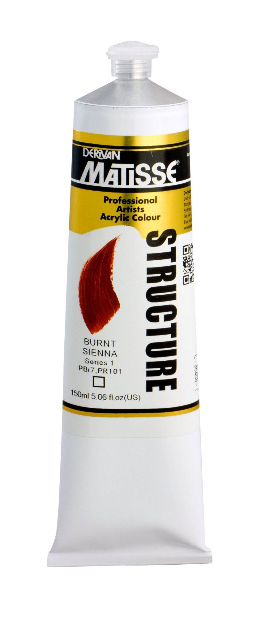 Matisse Structure 150ml Burnt Sienna - theartshop.com.au