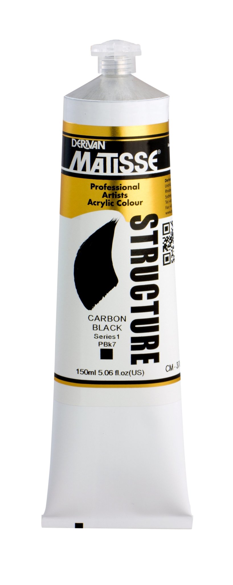 Matisse Structure 150ml Carbon Black - theartshop.com.au