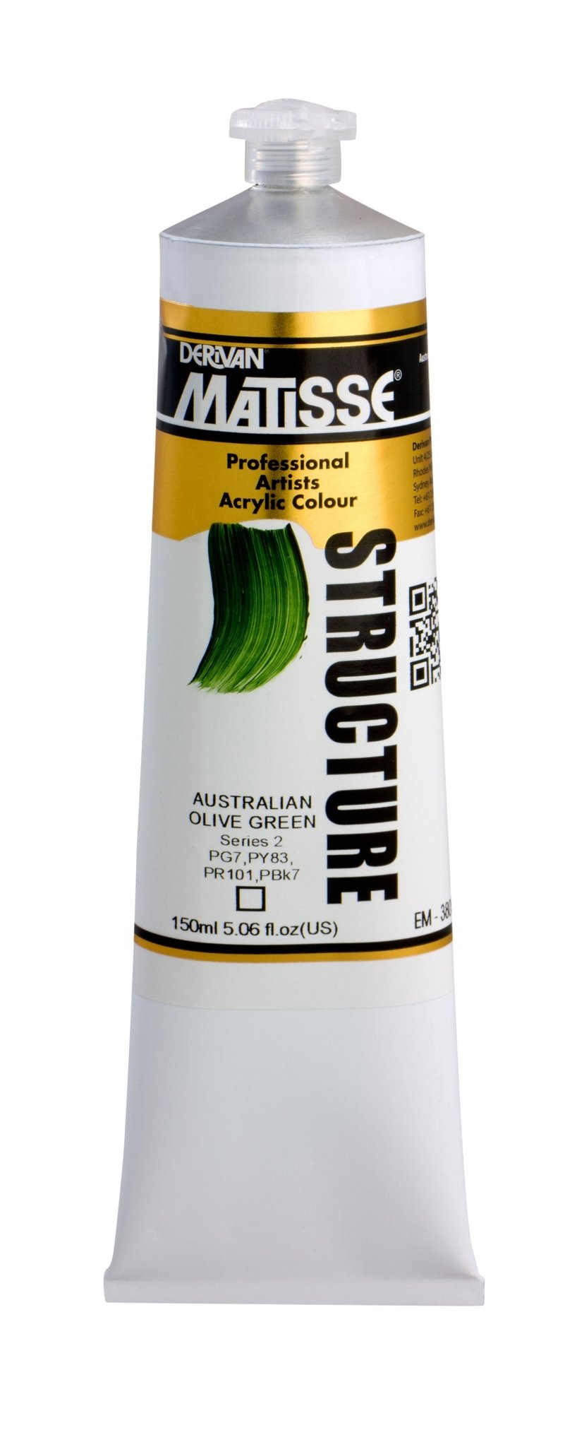 Matisse Structure 150ml Series 2 Australian Olive Green - theartshop.com.au