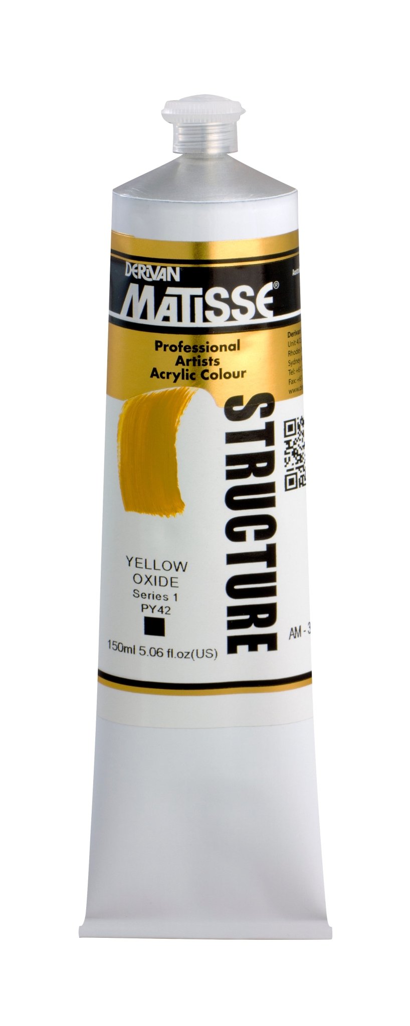 Matisse Structure 150ml Yellow Oxide - theartshop.com.au