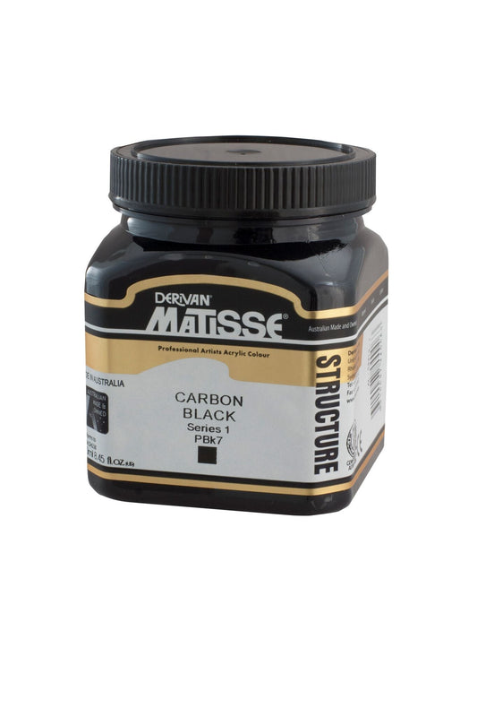 Matisse Structure 250ml Carbon Black - theartshop.com.au