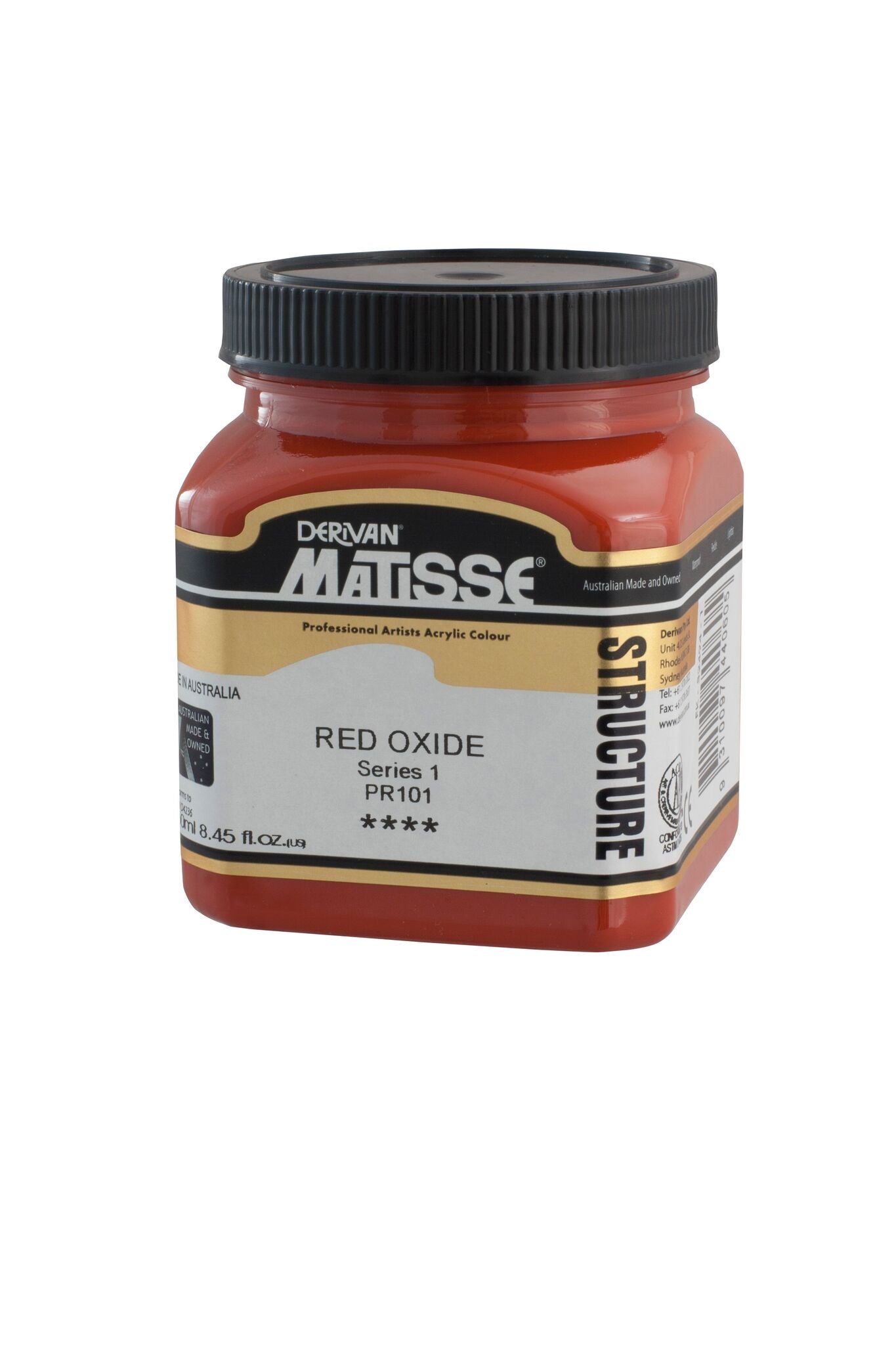 Matisse Structure 250ml Red Oxide - theartshop.com.au