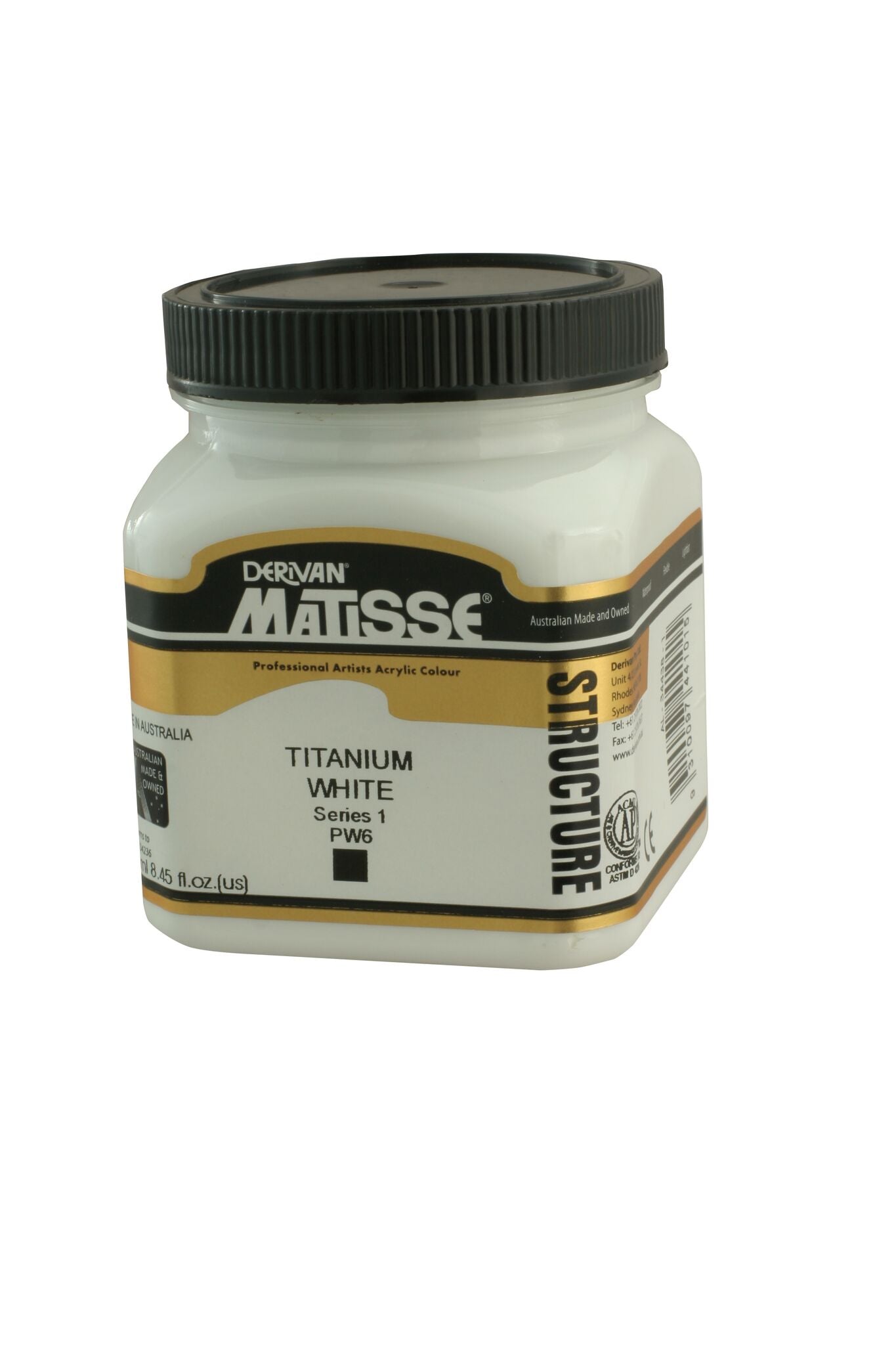 Matisse Structure 250ml Titanium White - theartshop.com.au