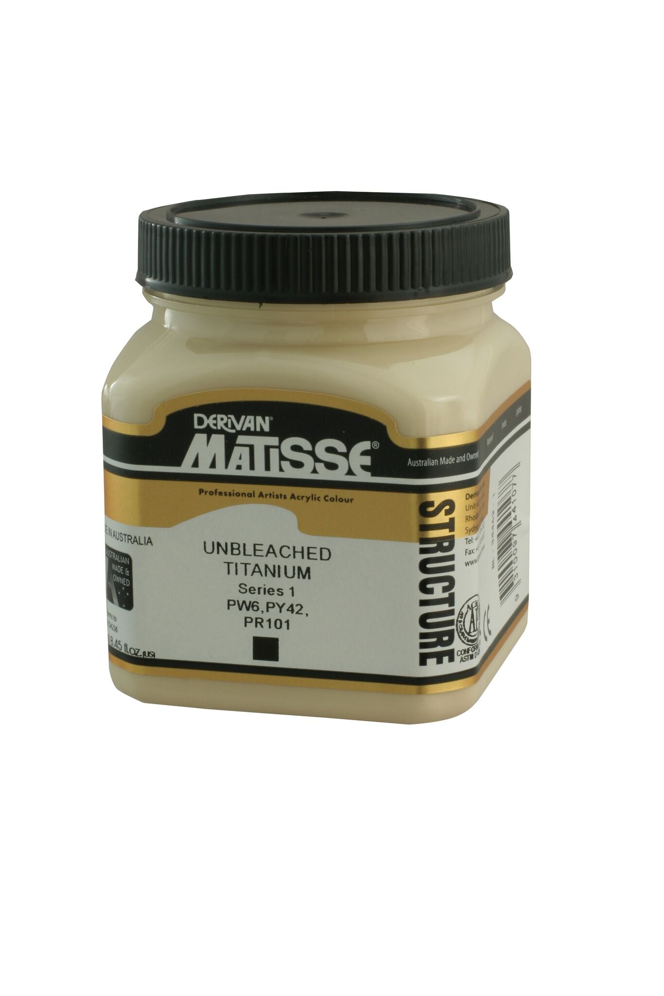 Matisse Structure 250ml Unbleached Titanium - theartshop.com.au