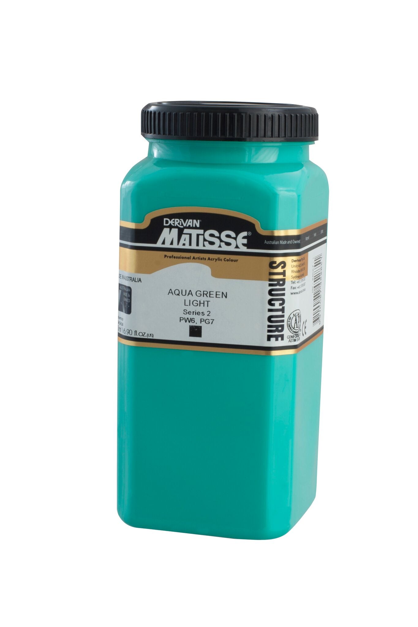 Matisse Structure 500ml Aqua Green Light - theartshop.com.au