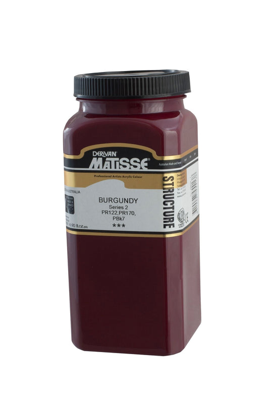 Matisse Structure 500ml Burgundy - theartshop.com.au