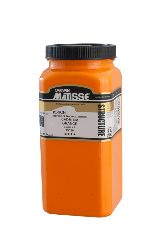 Matisse Structure 500ml Cadmium Orange - theartshop.com.au