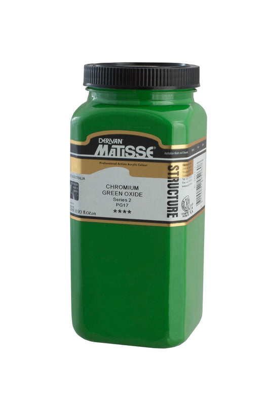 Matisse Structure 500ml Chromium Green Oxide - theartshop.com.au