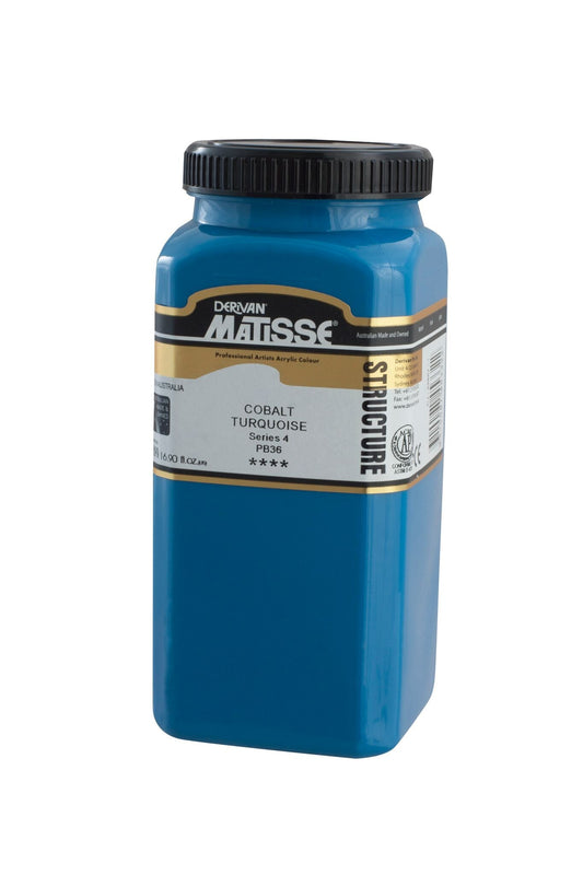 Matisse Structure 500ml Cobalt Turquoise - theartshop.com.au