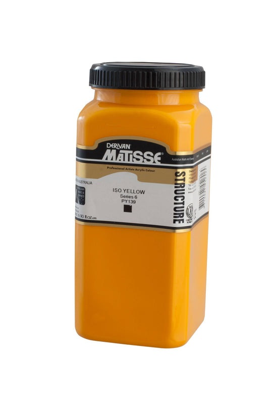 Matisse Structure 500ml Iso Yellow - theartshop.com.au