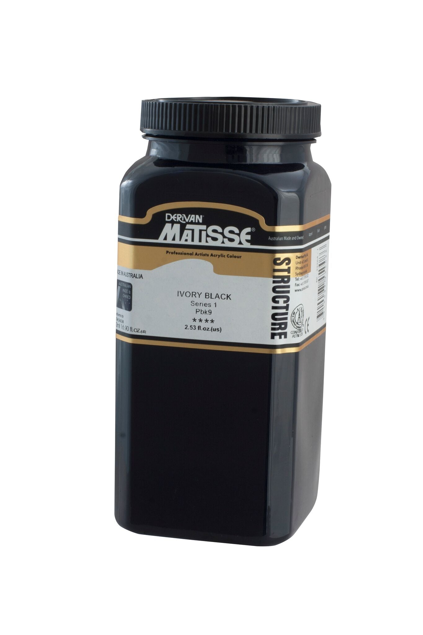 Matisse Structure 500ml Ivory Black - theartshop.com.au