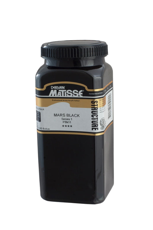Matisse Structure 500ml Mars Black - theartshop.com.au