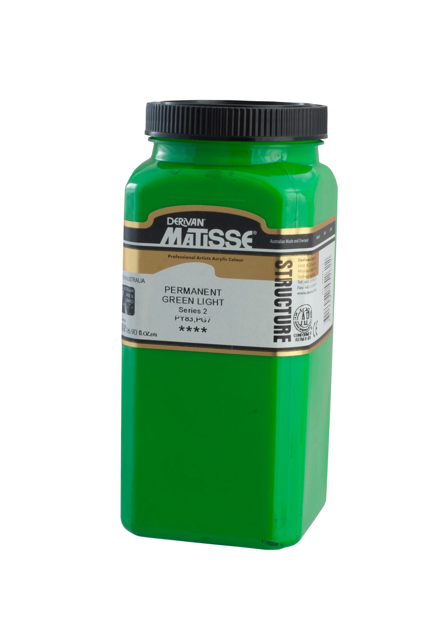 Matisse Structure 500ml Permanent Green Light - theartshop.com.au