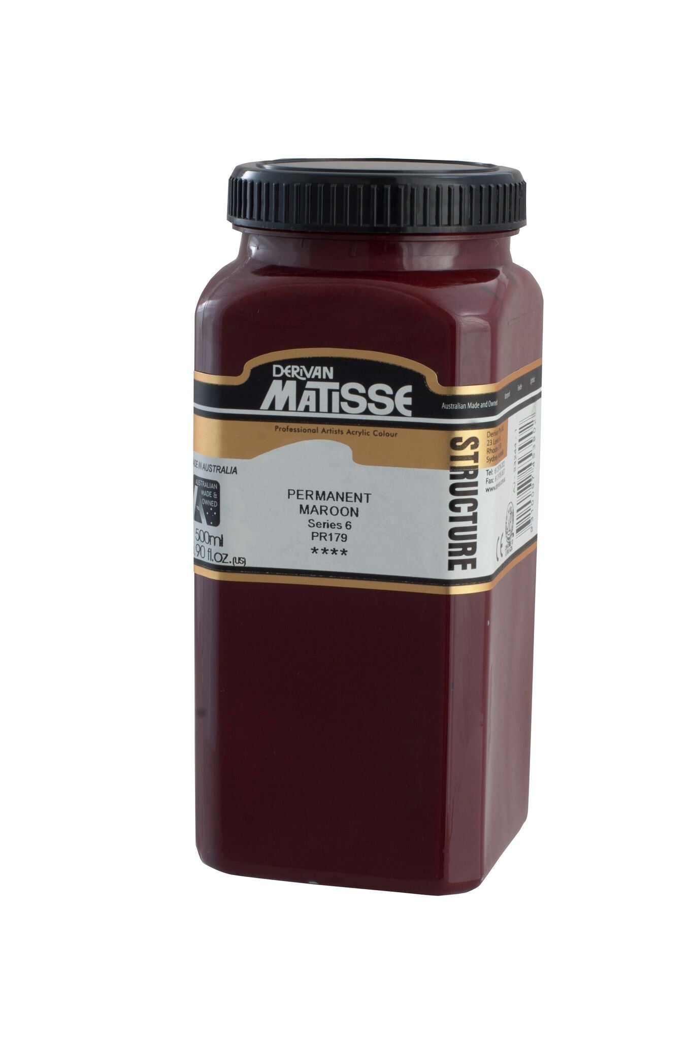 Matisse Structure 500ml Permanent Maroon - theartshop.com.au