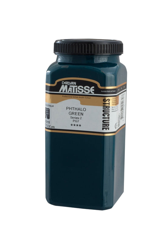 Matisse Structure 500ml Phthalo Green - theartshop.com.au