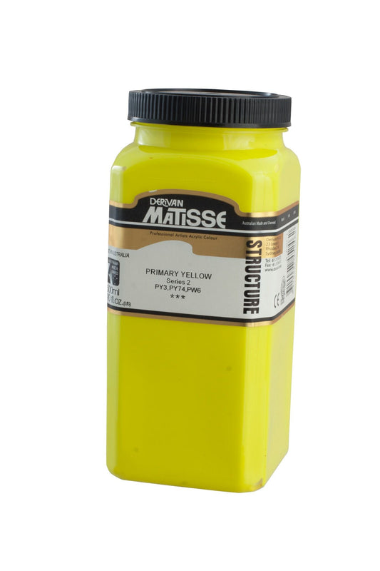 Matisse Structure 500ml Primary Yellow - theartshop.com.au