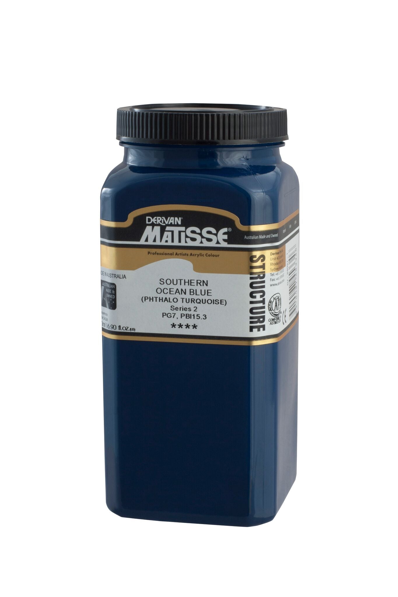 Matisse Structure 500ml Southern Ocean Blue - theartshop.com.au