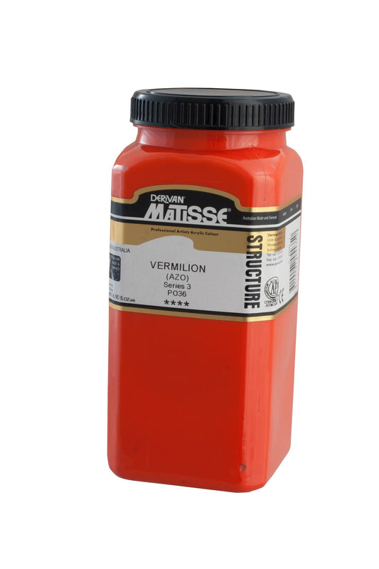 Matisse Structure 500ml Vermilion - theartshop.com.au