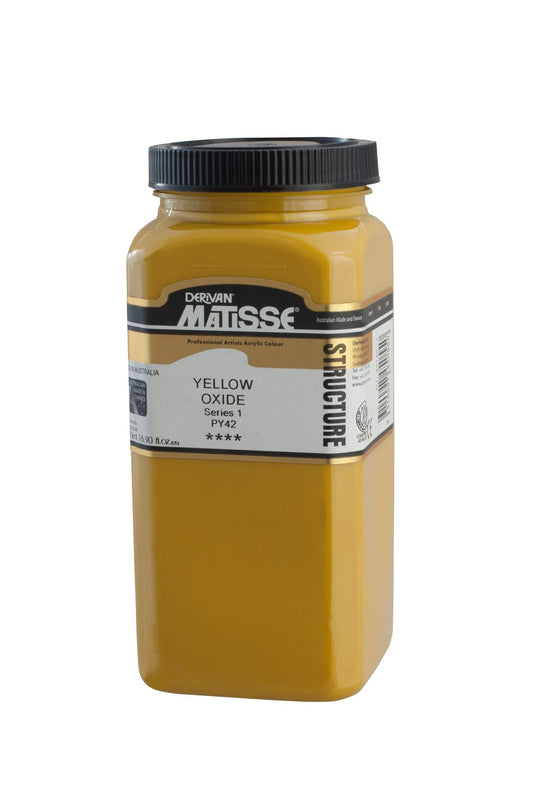 Matisse Structure 500ml Yellow Oxide - theartshop.com.au