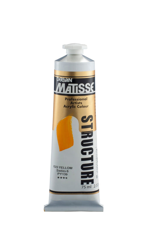 Matisse Structure 75ml Iso Yellow - theartshop.com.au