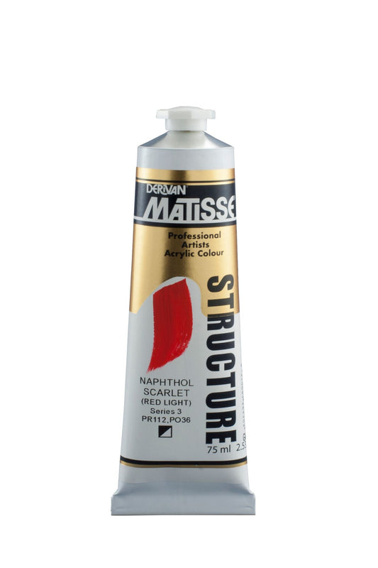 Matisse Structure 75ml Napthol Scarlet (Red Light) - theartshop.com.au