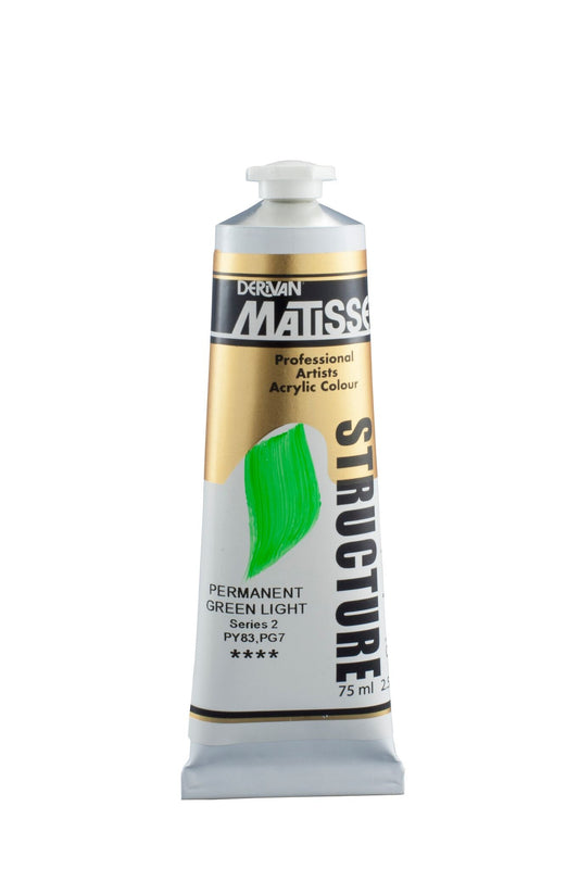 Matisse Structure 75ml Permanent Green Light - theartshop.com.au