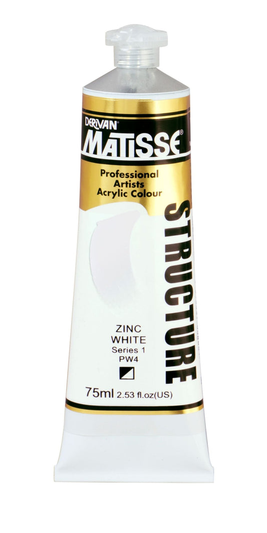 Matisse Structure 75ml Series 1 Zinc White - theartshop.com.au