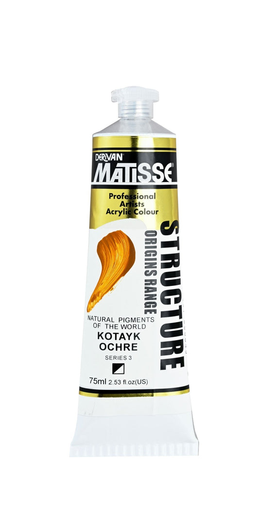 Matisse Structure 75ml Series 3 Kotayk Ochre - theartshop.com.au