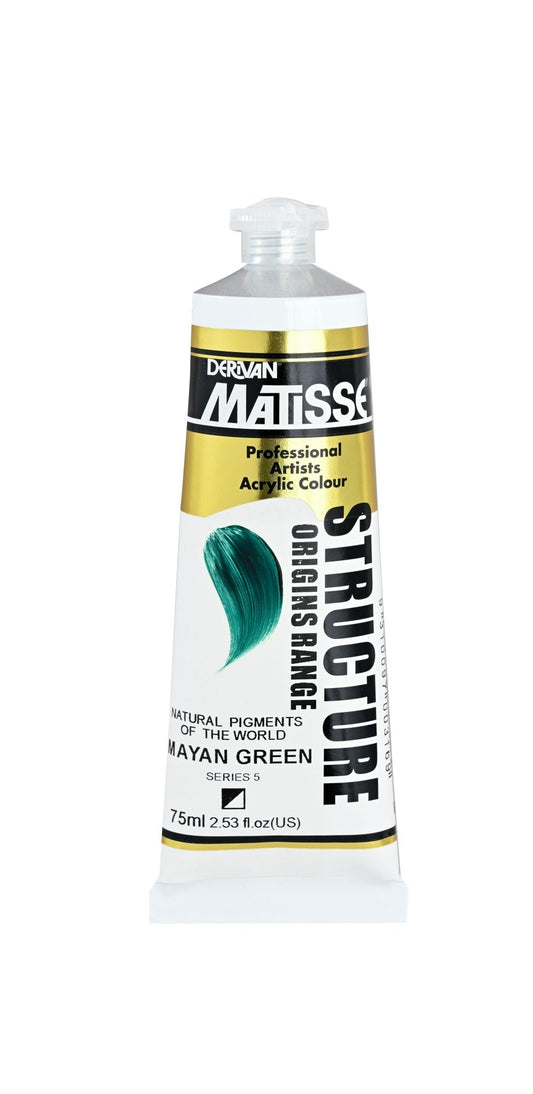 Matisse Structure 75ml Series 5 Mayan Green - theartshop.com.au