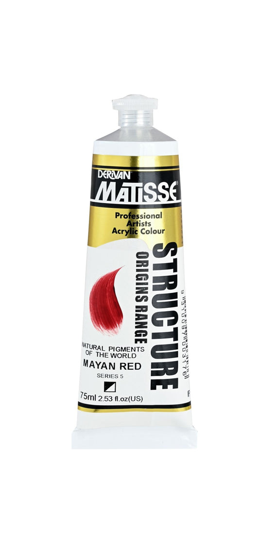 Matisse Structure 75ml Series 5 Mayan Red - theartshop.com.au