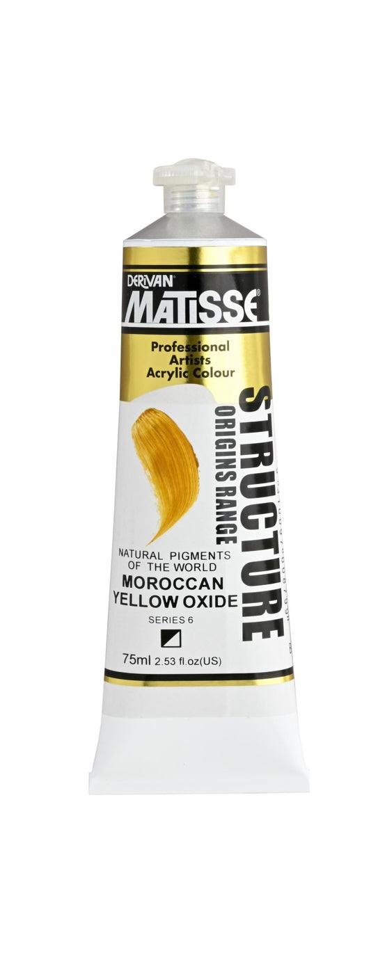 Matisse Structure 75ml Series 6 Moroccan Yellow Oxide - theartshop.com.au