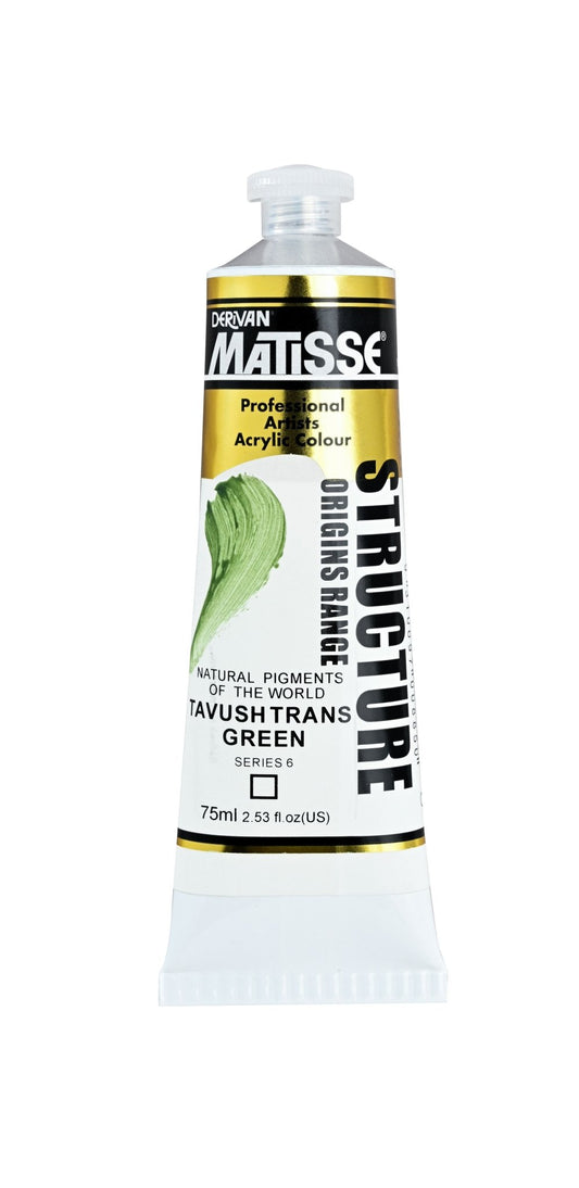 Matisse Structure 75ml Series 6 Tavush Trans Green - theartshop.com.au