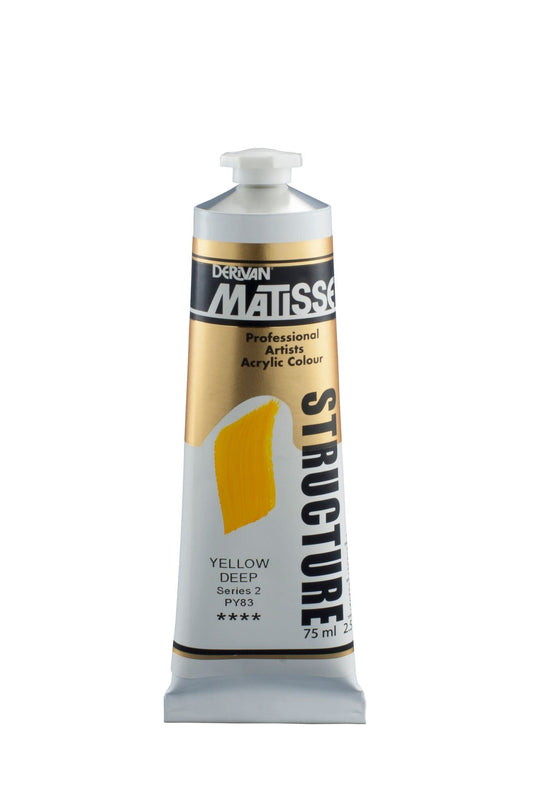 Matisse Structure 75ml Yellow Deep - theartshop.com.au