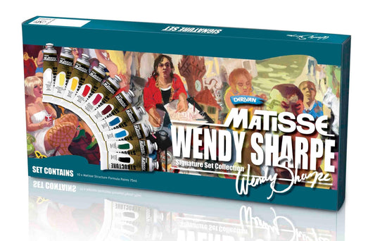 Matisse Structure Wendy Sharpe Set 10 x 75ml - theartshop.com.au