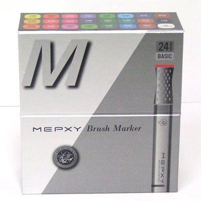 Mepxy Brush Marker Set 24 Basic - theartshop.com.au