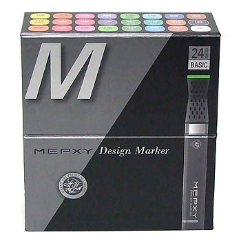 Mepxy Design Marker Set 24 Basic - theartshop.com.au