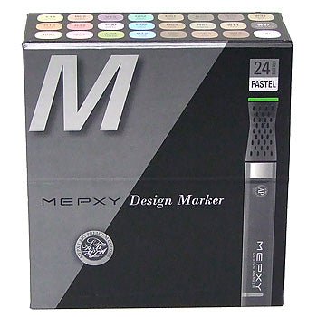 Mepxy Design Marker Set 24 Pastels - theartshop.com.au