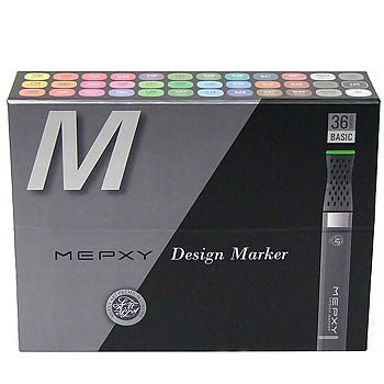 Mepxy Design Marker Set 36 Basics - theartshop.com.au