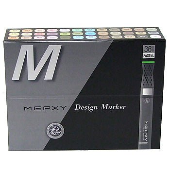 Mepxy Design Marker Set 36 Pastels - theartshop.com.au