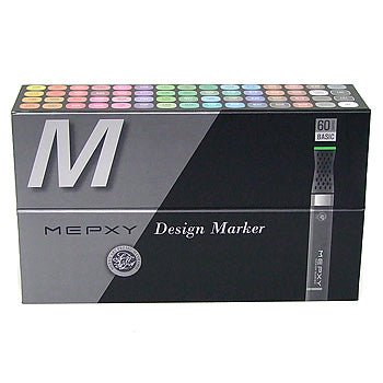 Mepxy Design Marker Set 60 Basics - theartshop.com.au