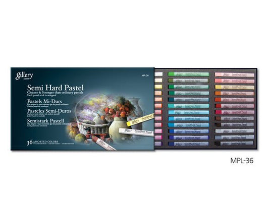 Mungyo Gallery Artist' Semi-Hard Pastels Set 36 Assorted - theartshop.com.au
