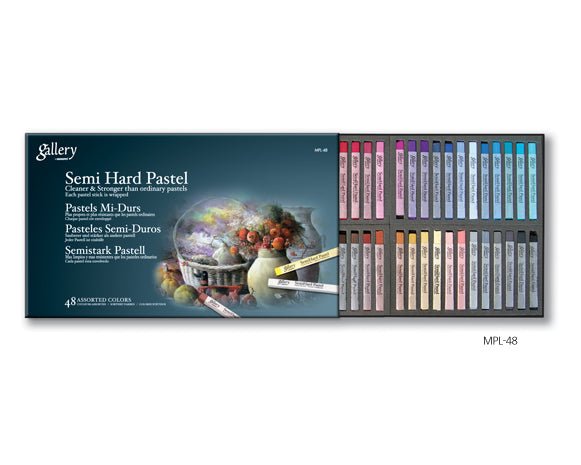 Mungyo Gallery Artist' Semi-Hard Pastels Set 48 - theartshop.com.au