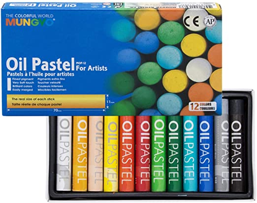 Mungyo Oil Pastel - 12 colours - theartshop.com.au