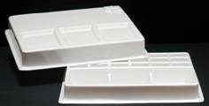 Neef Medium Stay Wet Palette, 3 Wells in Lid 270 x 340mm - theartshop.com.au