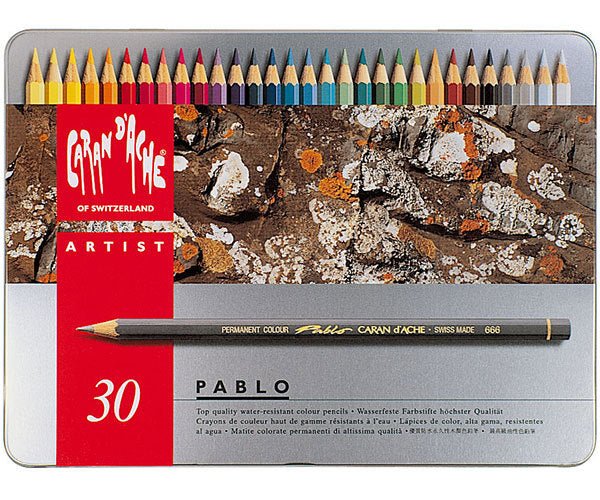 Pablo Pencils Tin 30 Assorted Colours - theartshop.com.au