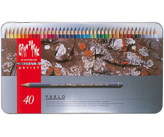 Pablo Pencils Tin 40 Assorted Colours - theartshop.com.au