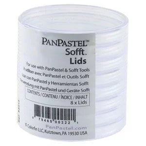 Pan Pastel Lids (for Pans & Jars) x 8 - theartshop.com.au